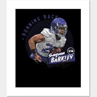 Saquon Barkley New York G Dots Posters and Art